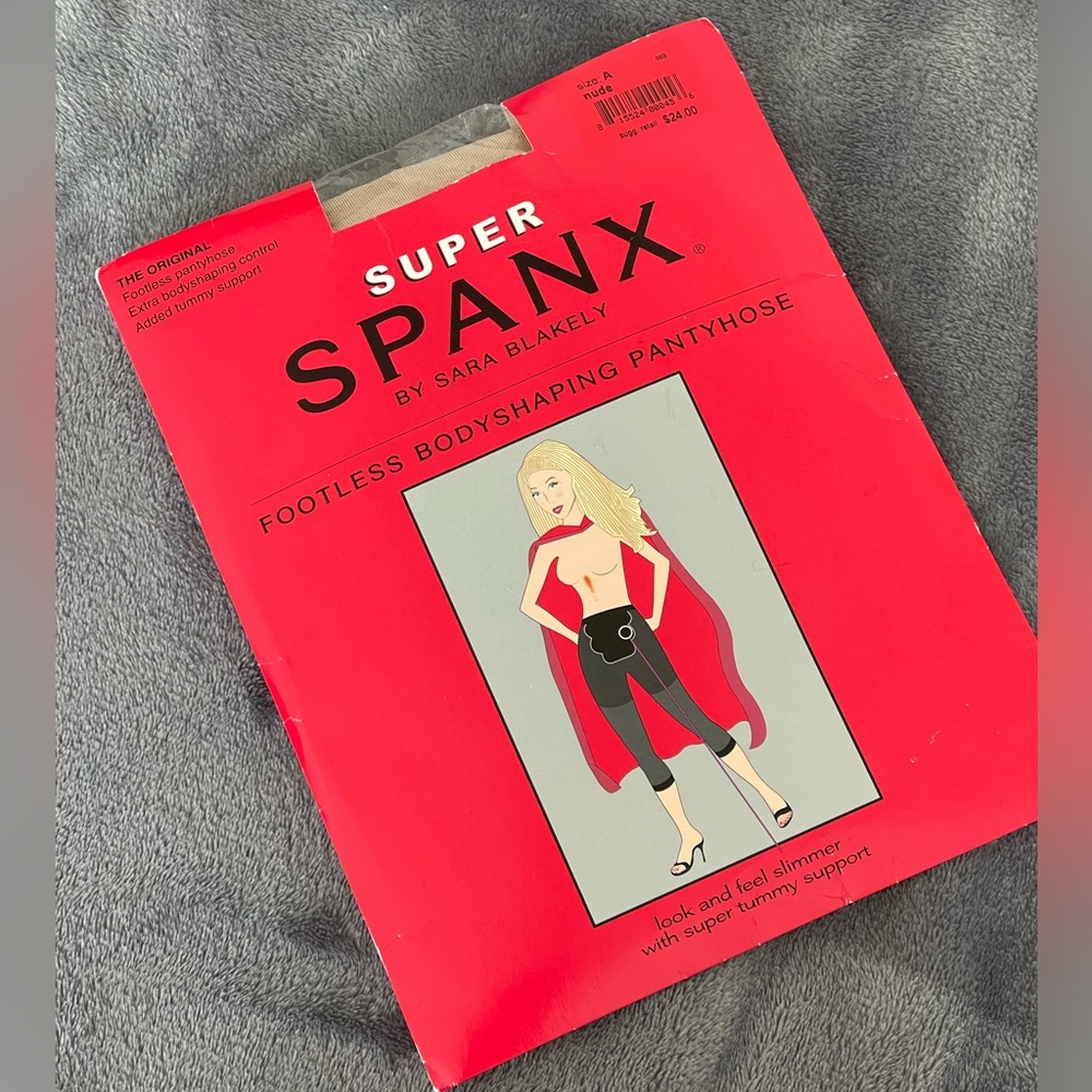 Super Spanx Footless BodyShaping Pantyhose